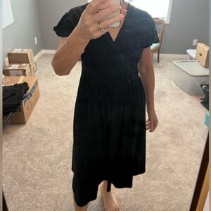 Casual, comfy black dress